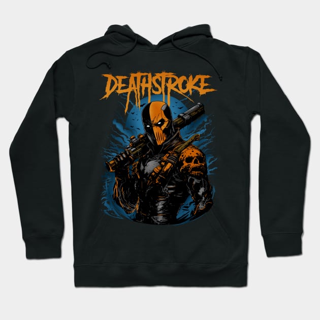 Dynamic Deathstroke Ready for Battle Hoodie by alluslang